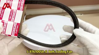 NPR75 4HK1 5-87610058-0 8-98003187-0 ইঞ্জিন যন্ত্রাংশের জন্য ফ্যানের বেল্ট