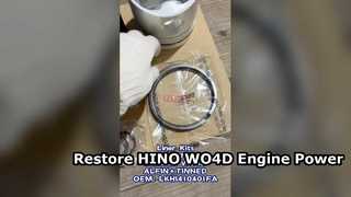 HINO WO4D এর জন্য IZUMI LKHI410401FA ইঞ্জিন সিলিন্ডার লাইনার কিটস