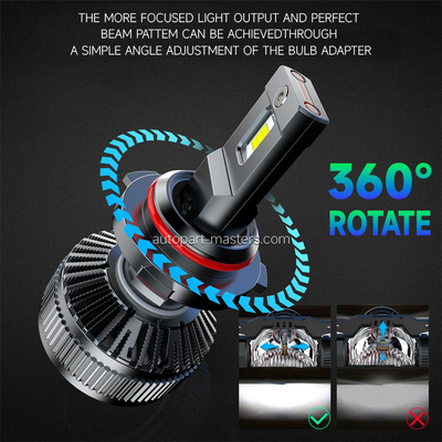 Masters KV80 140W 14000 Lumens 6500K Cool White  H1 H7 H11 Headlights Bulbs