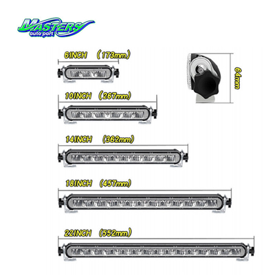 Masters 10W 620LM 6500K H4 Led Working Lamp 6 Inch IYF-142-S-03P-001-R For Cars & Trucks