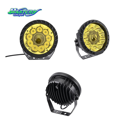 Masters 100W 9000LM 3700-3900K Yellow Color H4 Led Working Light 7 inch Laser Spotlight XM-7IN-10P-002