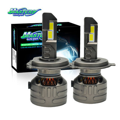 মাস্টার্স KV50 160W 16000 লুমেন 6500K শীতল হোয়াইট H4 H7 9005 LED হেডলাইট বাল্ব